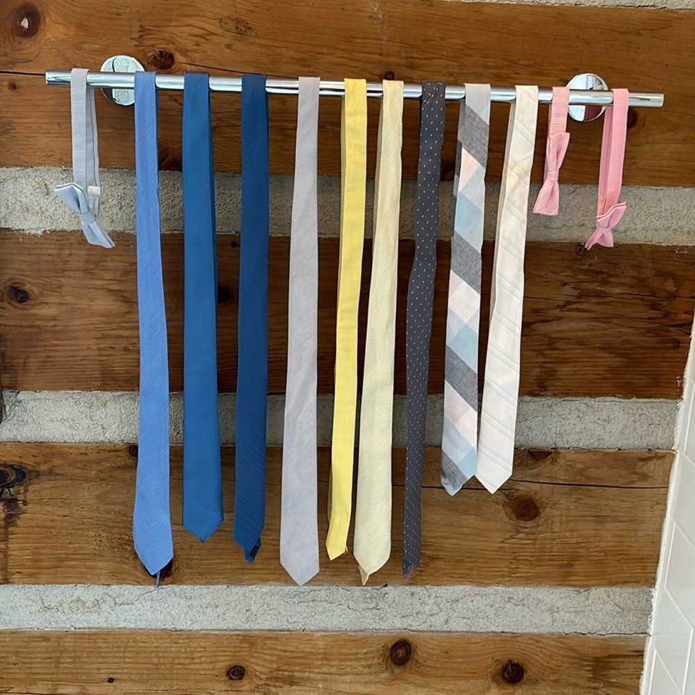 Men’s vintage “made in Britain” ties.